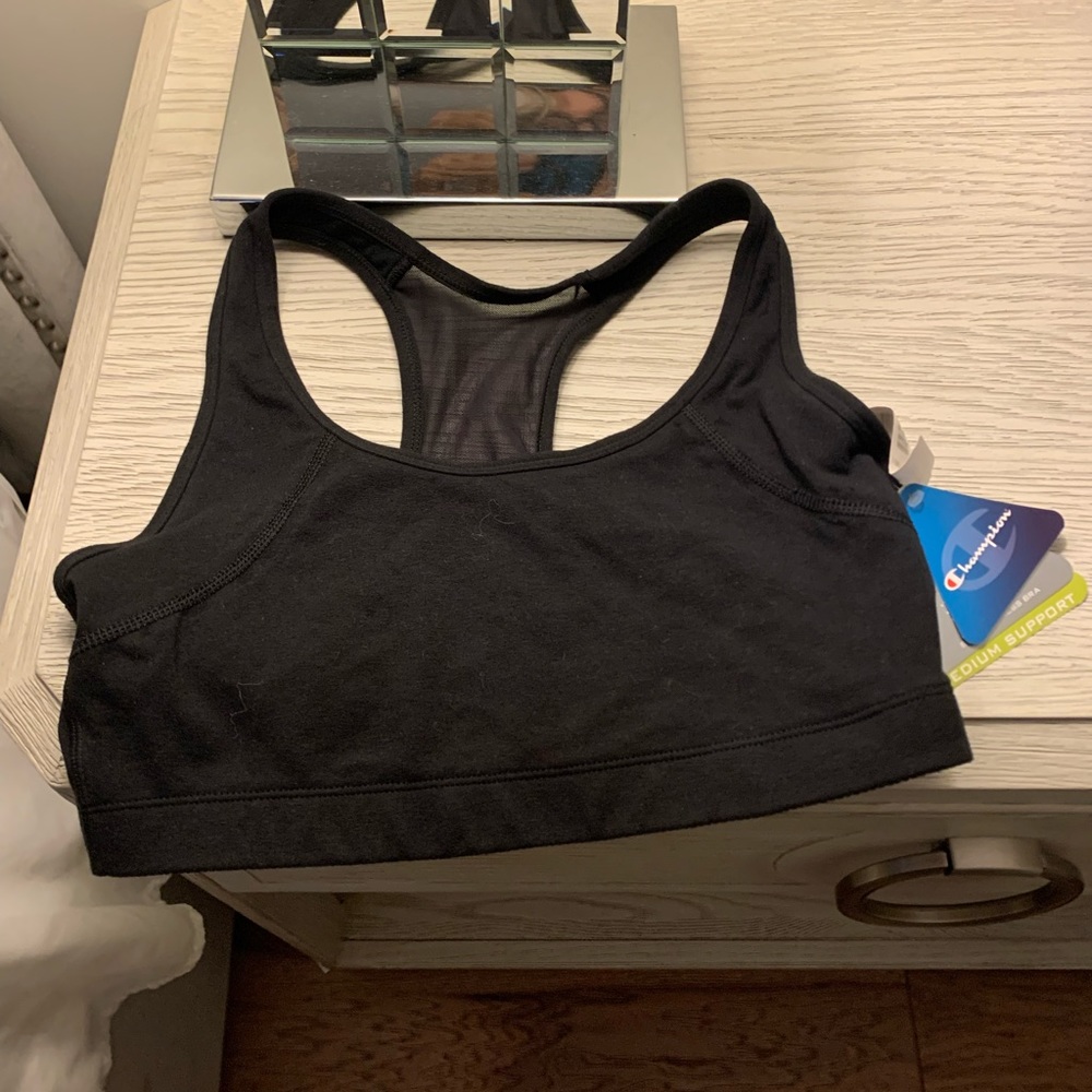 Champion sports bra, medium support size large